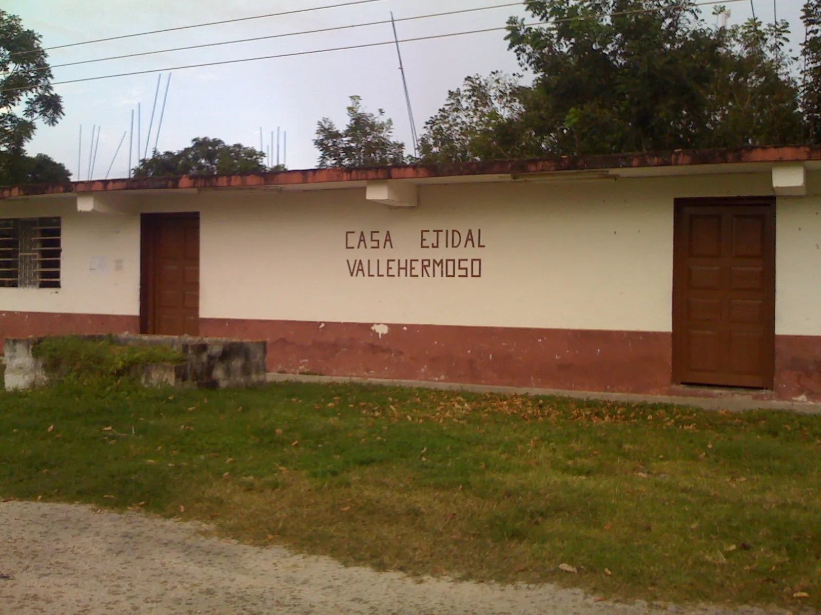 Casa ejidal de un ejido del sur de Quintana Roo